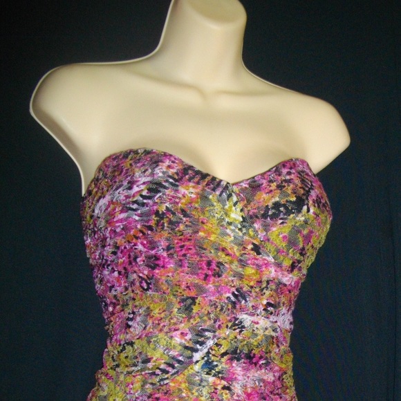 Multicolored Arden B Floral Halter Medium Dress -- Final Price - Picture 9 of 12